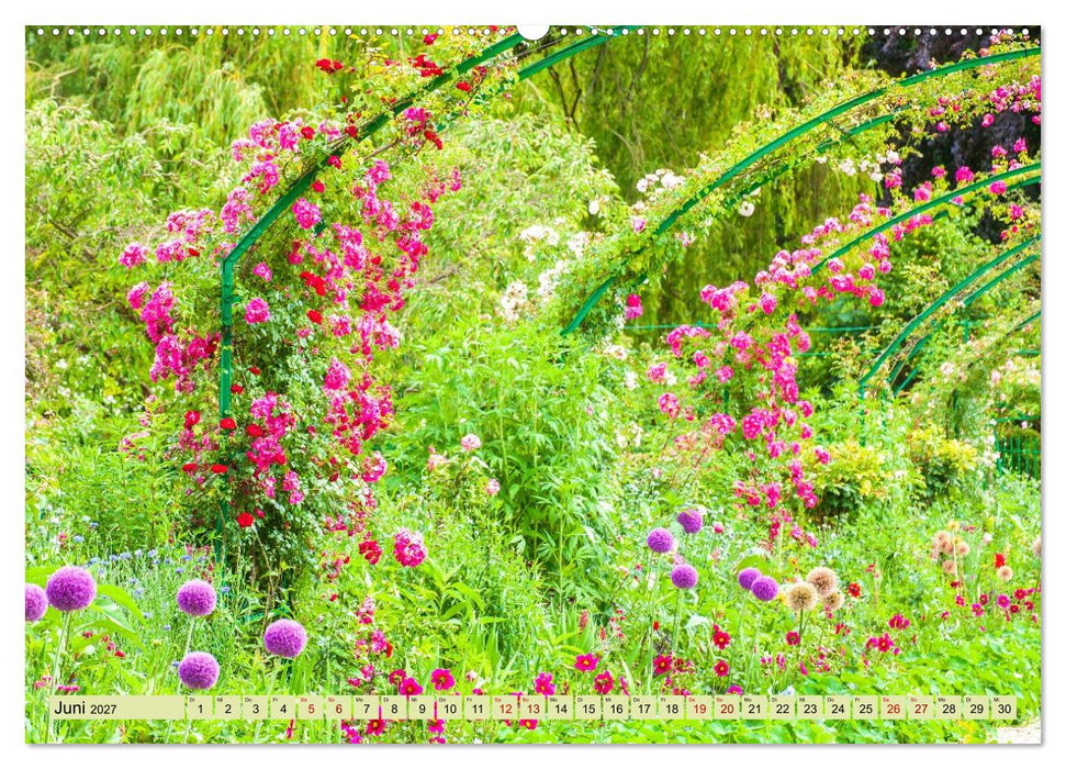 Claude Monet - Sein Garten in sanftem Licht (CALVENDO Premium Wandkalender 2027)