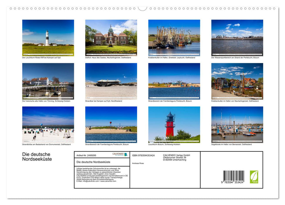 Die deutsche Nordseeküste (CALVENDO Premium Wandkalender 2027)
