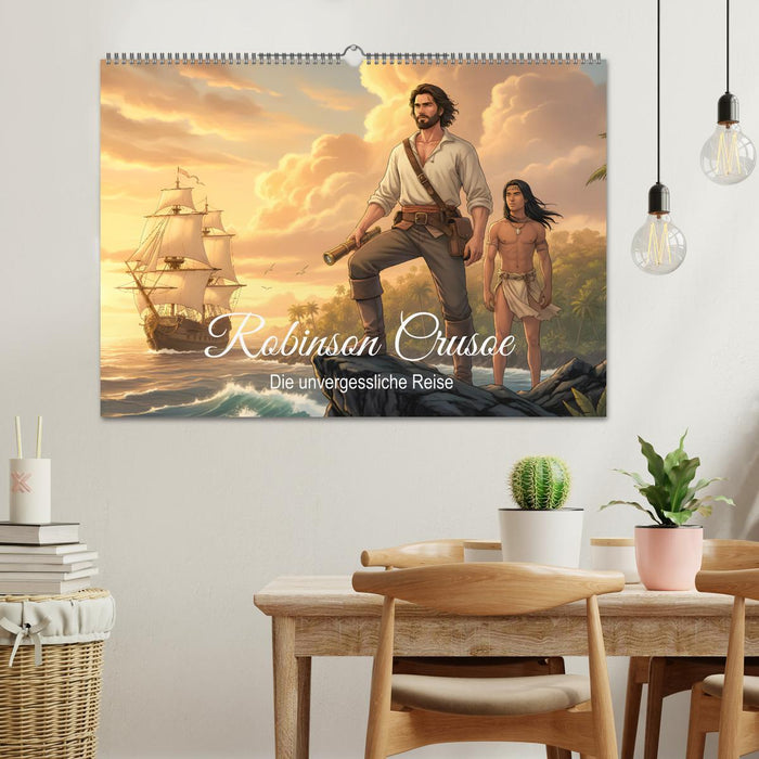 Robinson Crusoe – Die unvergessliche Reise (CALVENDO Wandkalender 2027)