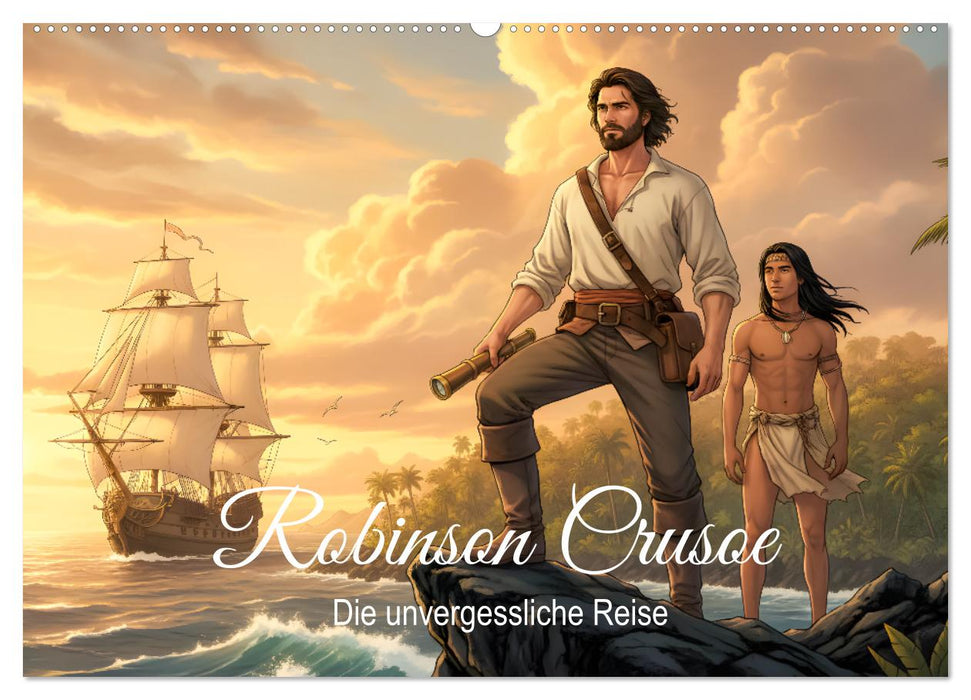 Robinson Crusoe – Die unvergessliche Reise (CALVENDO Wandkalender 2027)