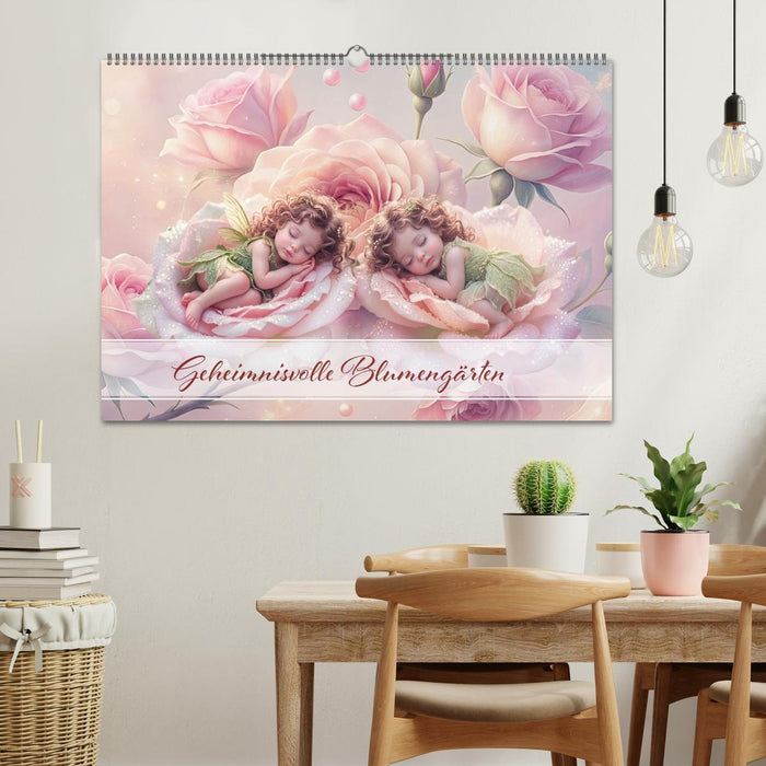 Geheimnisvolle Blumengärten (CALVENDO Wandkalender 2027)