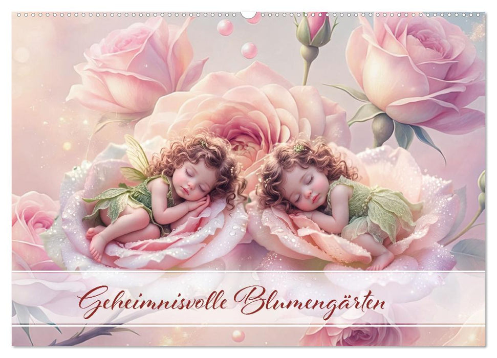 Geheimnisvolle Blumengärten (CALVENDO Wandkalender 2027)