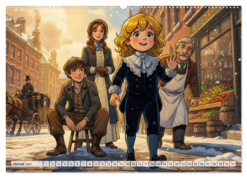 Der kleine Lord – Ein Jahr auf Schloss Dorincourt (CALVENDO Premium Wandkalender 2027)