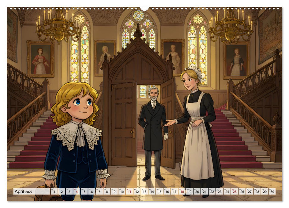 Der kleine Lord – Ein Jahr auf Schloss Dorincourt (CALVENDO Premium Wandkalender 2027)