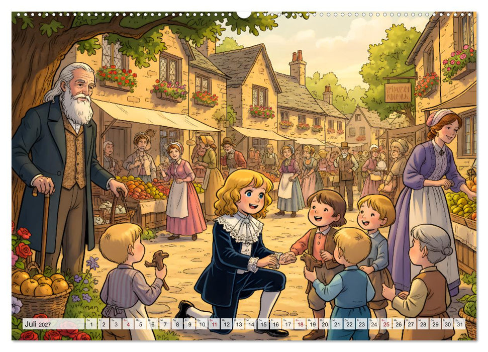 Der kleine Lord – Ein Jahr auf Schloss Dorincourt (CALVENDO Premium Wandkalender 2027)