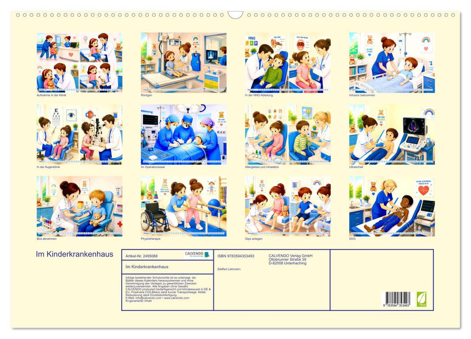 Im Kinderkrankenhaus (CALVENDO Wandkalender 2027)