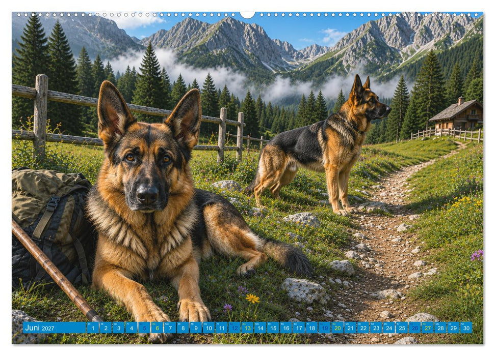 Hunde in ihrer Welt (CALVENDO Premium Wandkalender 2027)