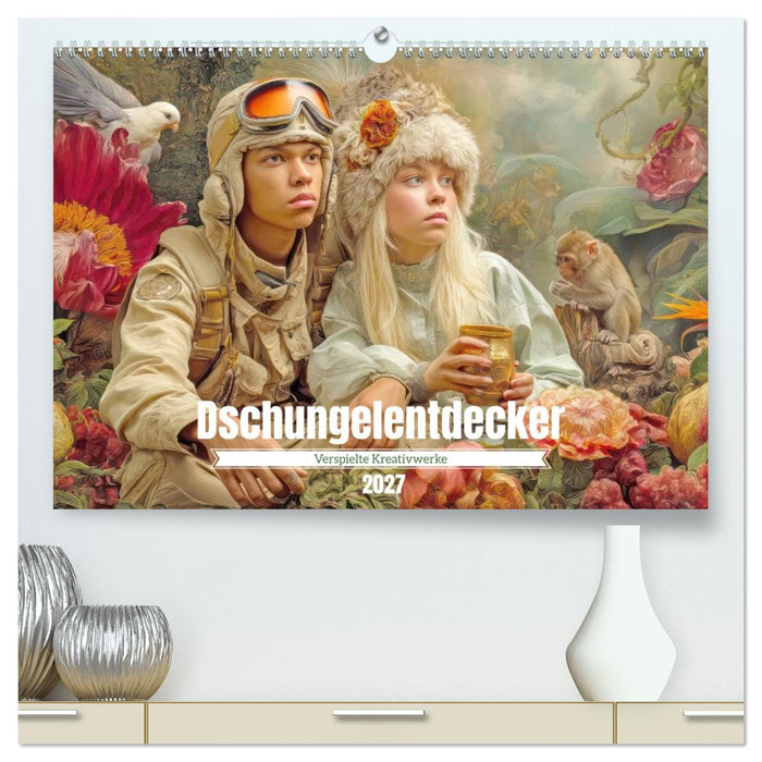 Dschungelentdecker - Verspielte Kreativwerke (CALVENDO Premium Wandkalender 2027)