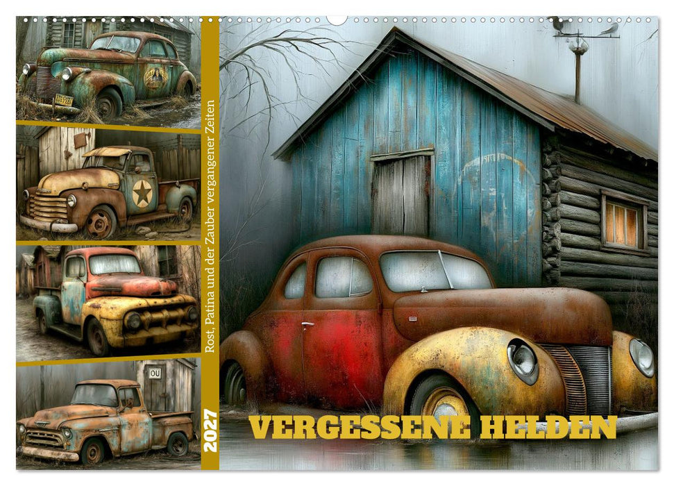 Vergessene Helden (CALVENDO Wandkalender 2027)