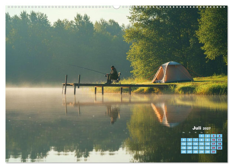 Zelten - gemeinsam oder einsam (CALVENDO Premium Wandkalender 2027)