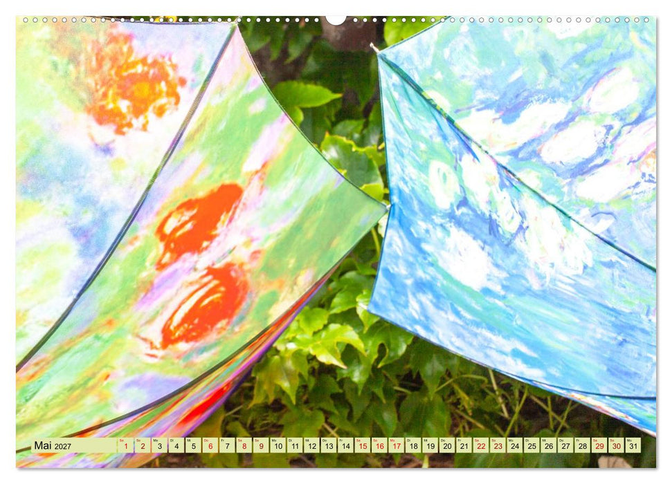 Claude Monet - Sein Garten in sanftem Licht (CALVENDO Wandkalender 2027)