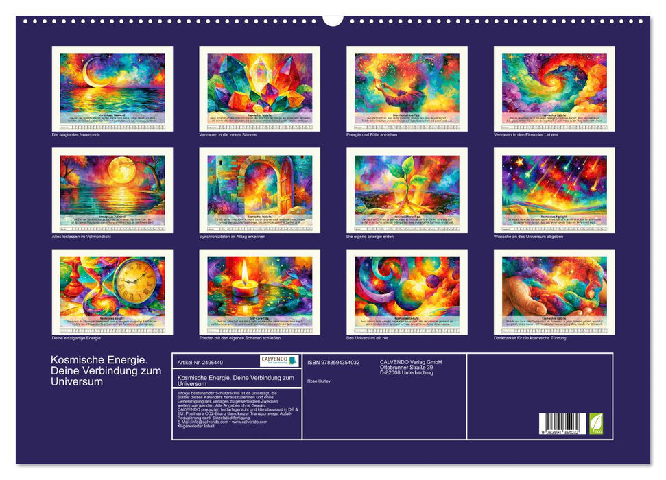 Kosmische Energie. Deine Verbindung zum Universum (CALVENDO Wandkalender 2027)