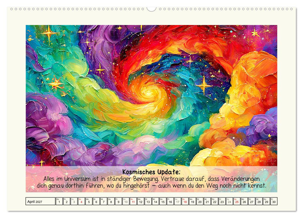 Kosmische Energie. Deine Verbindung zum Universum (CALVENDO Wandkalender 2027)