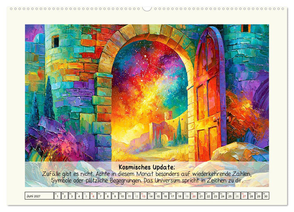 Kosmische Energie. Deine Verbindung zum Universum (CALVENDO Wandkalender 2027)