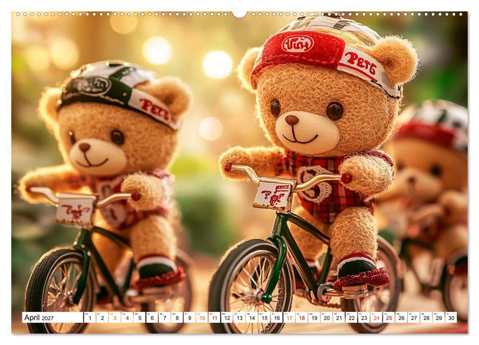 Auf die Plätze, Teddy, los! (CALVENDO Premium Wandkalender 2027)