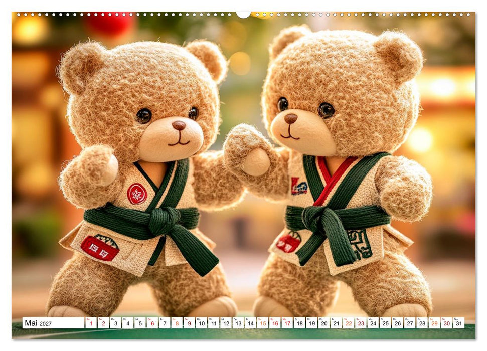 Auf die Plätze, Teddy, los! (CALVENDO Premium Wandkalender 2027)