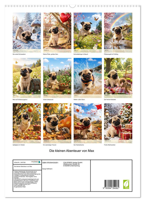 Die kleinen Abenteuer von Max (CALVENDO Premium Wandkalender 2027)