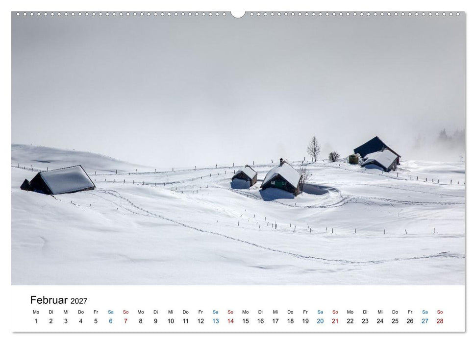 Alpstein und Säntis – Kleines Gebirge, ganz groß (CALVENDO Premium Wandkalender 2027)