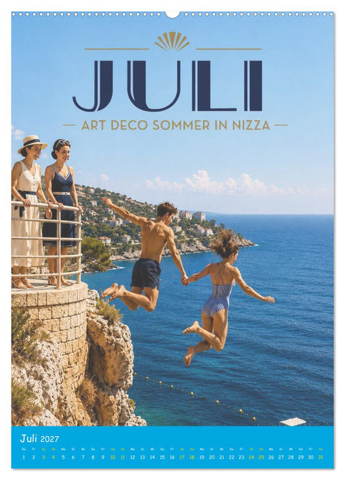 Sport an der Riviera (CALVENDO Premium Wandkalender 2027)