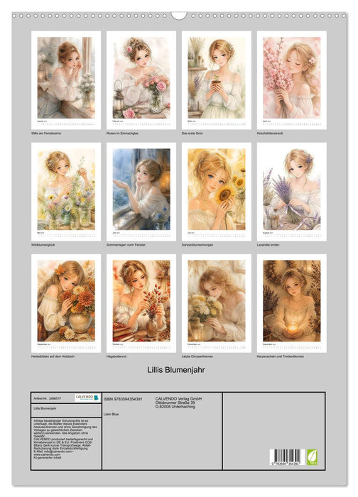 Lillis Blumenjahr (CALVENDO Wandkalender 2027)