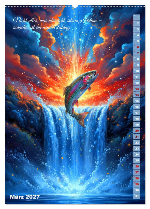 Vertraue dem Fluss des Neuen (CALVENDO Wandkalender 2027)