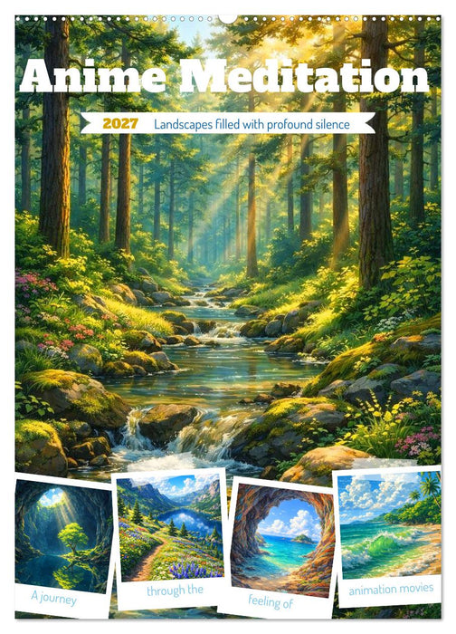 Anime Meditation (CALVENDO Monthly Calendar 2027)