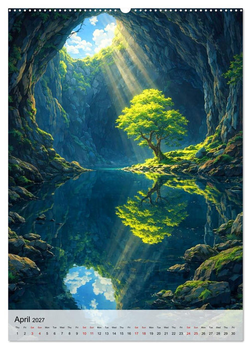 Anime Meditation (CALVENDO Monthly Calendar 2027)