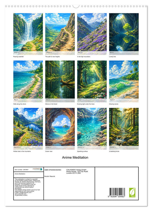Anime Meditation (CALVENDO Premium-Calendar 2027)