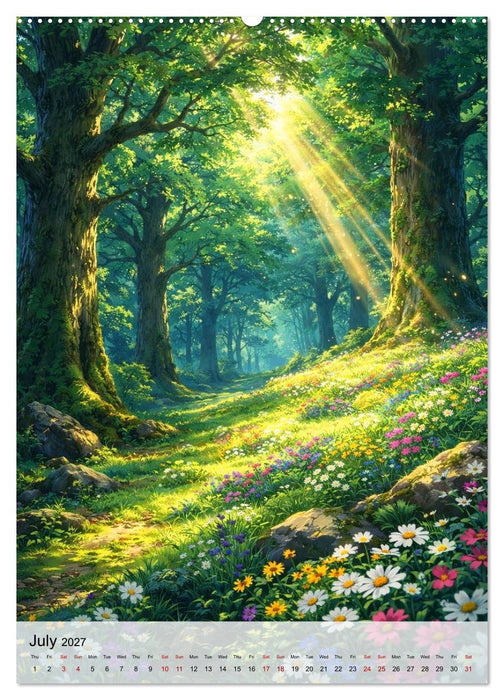 Anime Meditation (CALVENDO Premium-Calendar 2027)