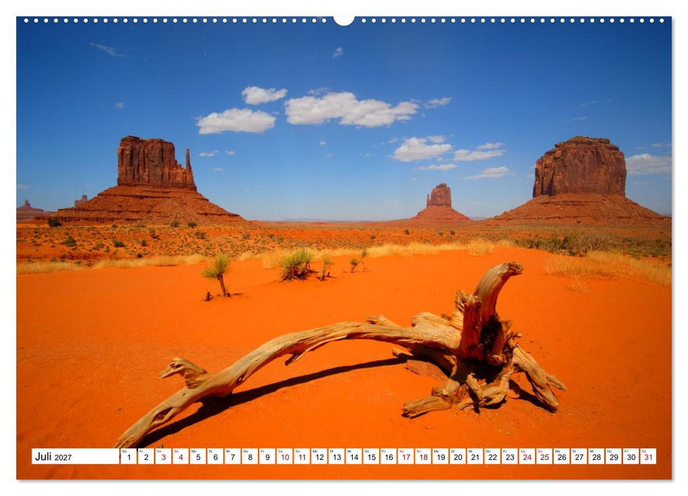 Naturwunder und Nationalparks der amerikanischen Westküste (CALVENDO Premium Wandkalender 2027)