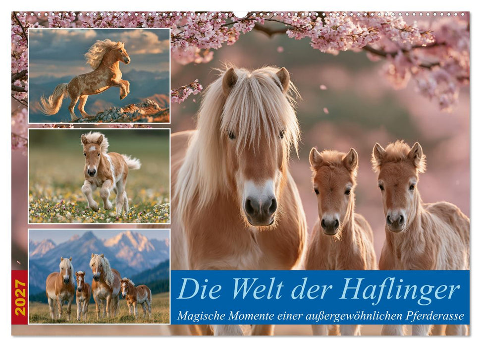 Die Welt der Haflinger (CALVENDO Wandkalender 2027)