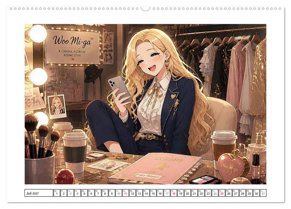 Ein K-Drama Sternchen hebt ab (CALVENDO Premium Wandkalender 2027)