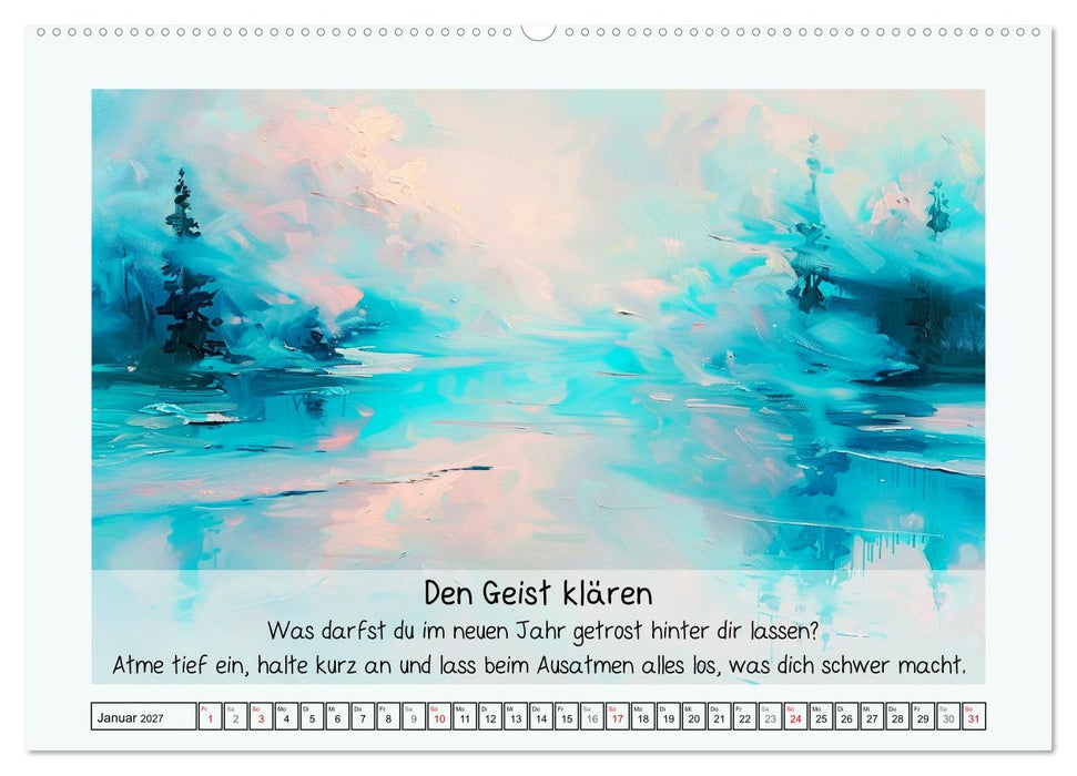 Chill mal wieder. Dein visuelles Mindset-Update (CALVENDO Wandkalender 2027)