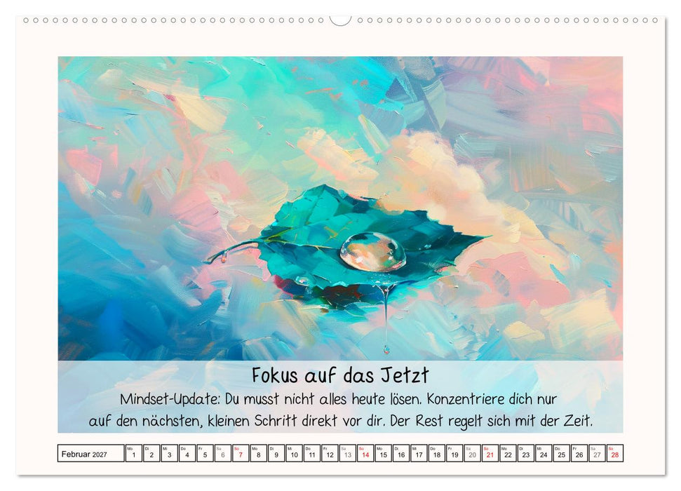 Chill mal wieder. Dein visuelles Mindset-Update (CALVENDO Wandkalender 2027)