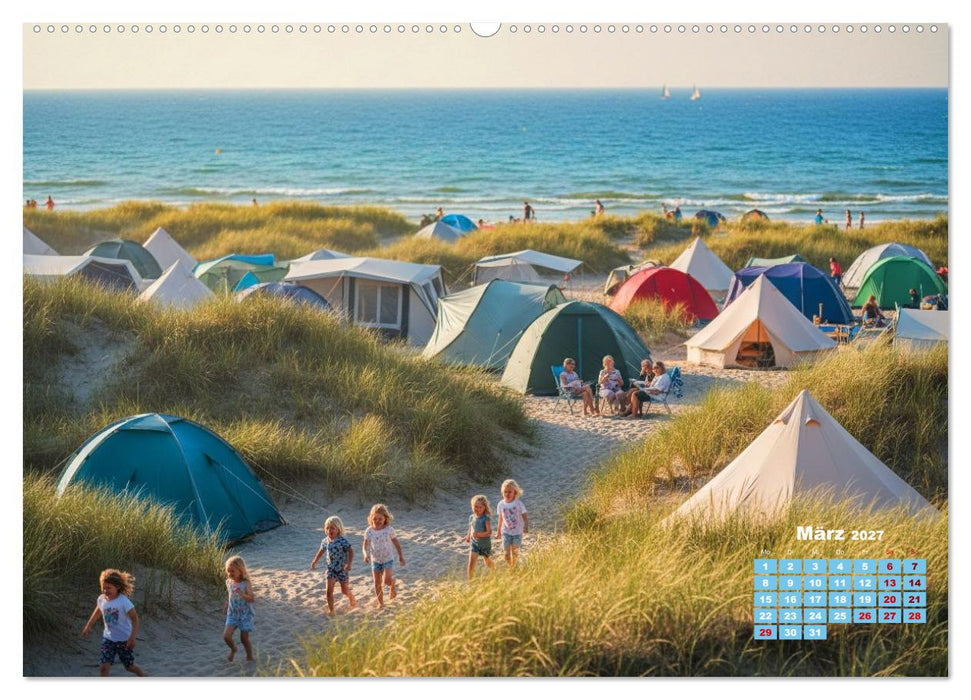 Zelten - gemeinsam oder einsam (CALVENDO Wandkalender 2027)