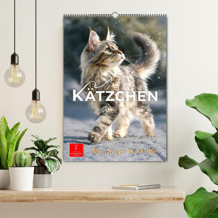Kätzchen - Mini-Tiger in Aktion (CALVENDO Wandkalender 2027)