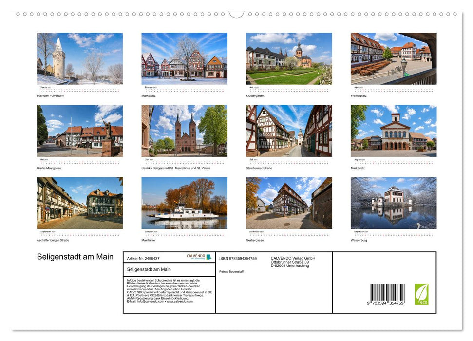 Seligenstadt am Main (CALVENDO Premium Wandkalender 2027)