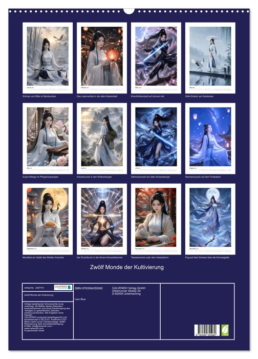 Zwölf Monde der Kultivierung (CALVENDO Wandkalender 2027)