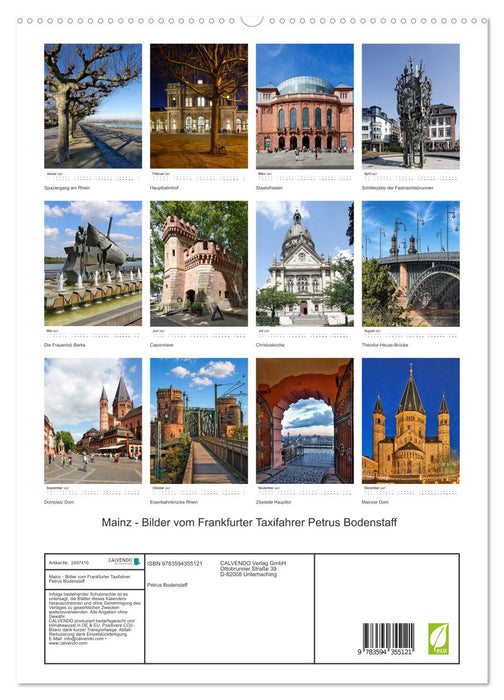 Mainz - Bilder vom Frankfurter Taxifahrer Petrus Bodenstaff (CALVENDO Premium Wandkalender 2027)