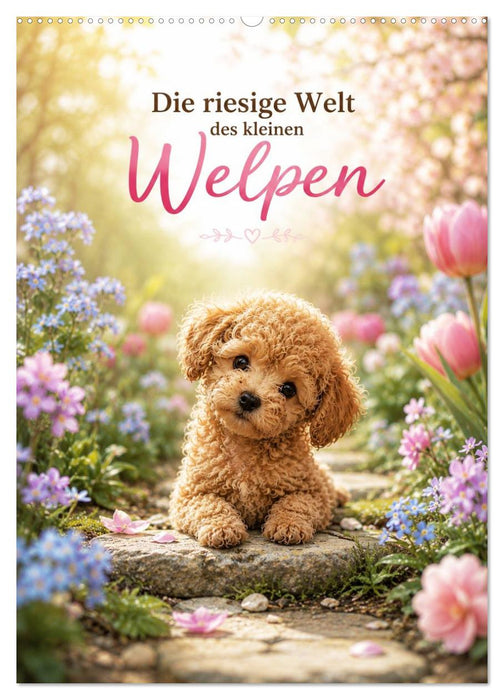 Die riesige Welt des kleinen Welpen (CALVENDO Wandkalender 2027)