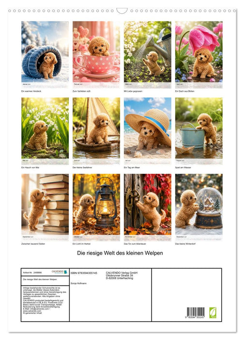Die riesige Welt des kleinen Welpen (CALVENDO Wandkalender 2027)
