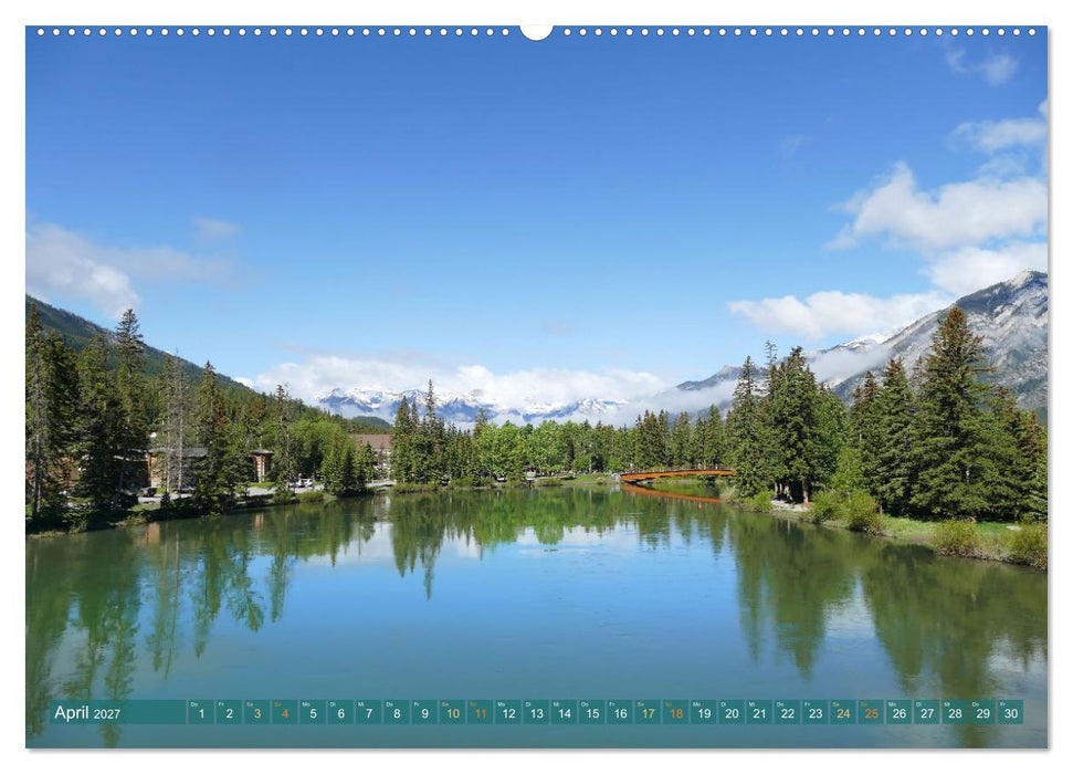 Kanada Nationalparks und die Magie des Wassers (CALVENDO Wandkalender 2027)