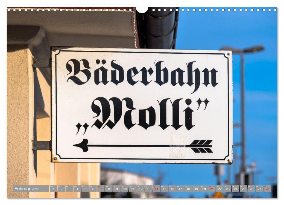 Molli- Mecklenburgische Bäderbahn (CALVENDO Wandkalender 2027)