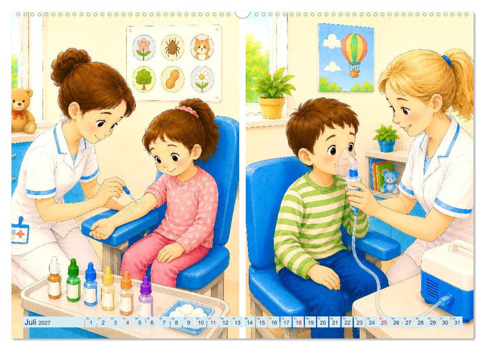 Im Kinderkrankenhaus (CALVENDO Premium Wandkalender 2027)