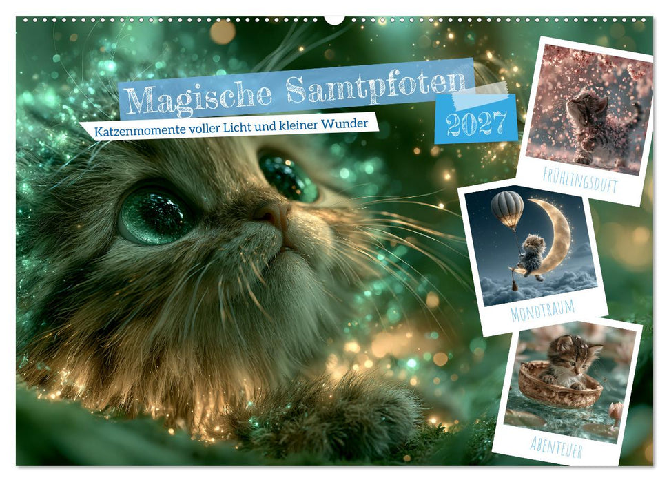 Magische Samtpfoten (CALVENDO Wandkalender 2027)