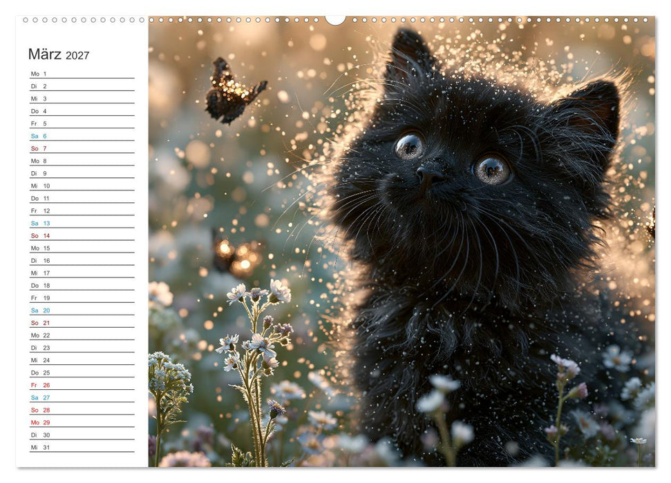 Magische Samtpfoten (CALVENDO Wandkalender 2027)