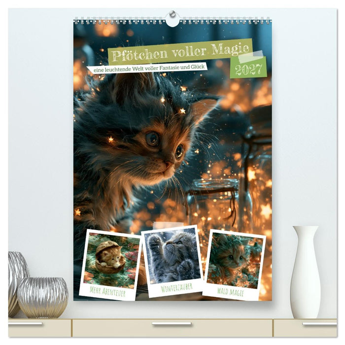 Pfötchen voller Magie (CALVENDO Premium Wandkalender 2027)