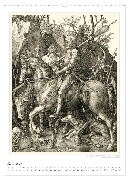 Albrecht Dürer - Kupferstiche. Kunstkalender (CALVENDO Premium Wandkalender 2027)