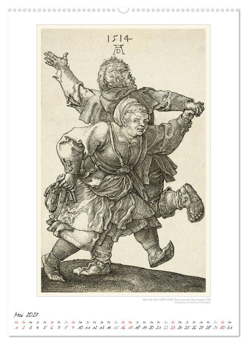 Albrecht Dürer - Kupferstiche. Kunstkalender (CALVENDO Premium Wandkalender 2027)