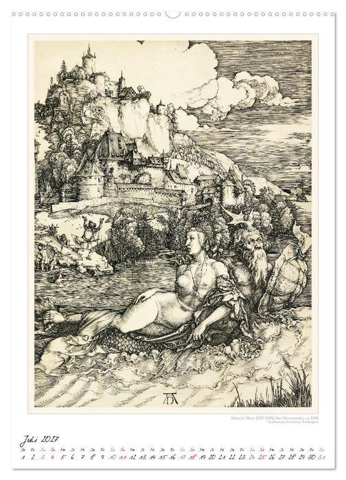 Albrecht Dürer - Kupferstiche. Kunstkalender (CALVENDO Premium Wandkalender 2027)